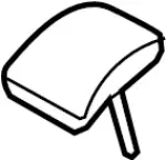 86460EG603 - : Headrest for INFINITI: M35, M45 Image