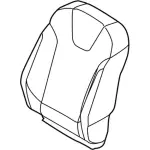 H1EZ5864417AA - Body: Seat Back Cushion Cover for FORD Image