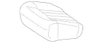 16492008337E79 - Body: Seat Cover for Mercedes-Benz Image