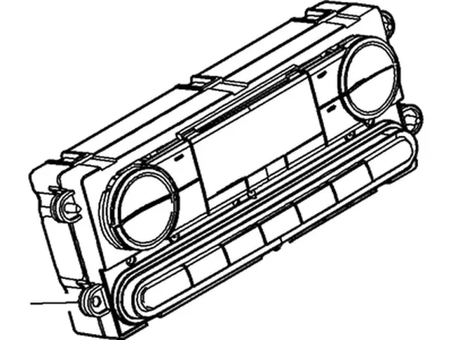 8G1Z19980E - Body: Heater Control for Ford: Taurus | Mercury: Sable Image
