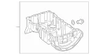 2600101200 - : Oil Pan for Mercedes-Benz Image