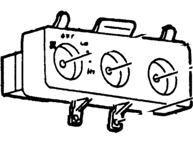 F65Z19980AB - HVAC: Dash Control Unit for Ford: Expedition, F-150, F-250, F-250 HD | Lincoln: Navigator Image