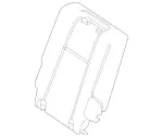 1679304901 - Folding Seat/Center Seat: Pad, Backrest for Mercedes-Benz Image