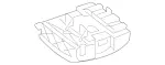 90038087H52 - Body: Map Lamp Assembly for Mercedes-Benz Image