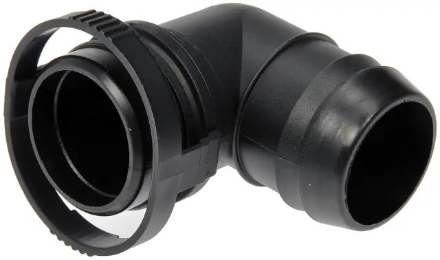 800161 - : Crankcase Ventilation Hose Connector, Elbow 90 To 27 mm Barbed for Dorman Image