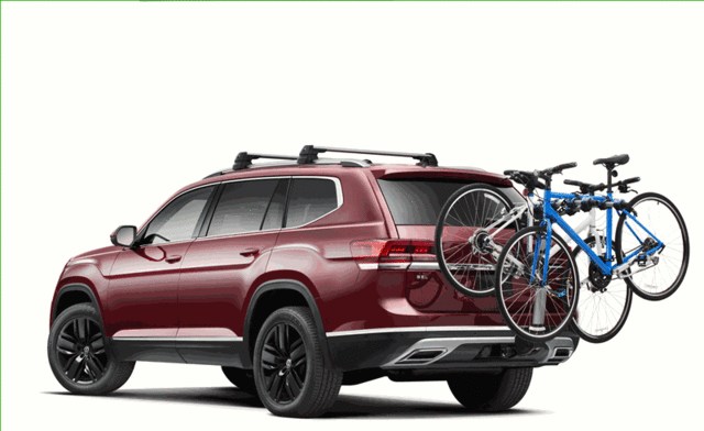 3CN071105A - Towing: Hitch Mounted Bike Rack - 4 Bike - Xt 9025XT for Volkswagen: Atlas, ID. Buzz, ID.4, Tiguan Image
