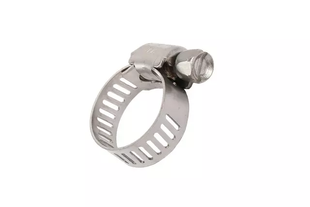 25518880 - Cooling System: .250 x .625 in Hose Clamp for Buick: Regal, Skyhawk, Skylark, Somerset, Somerset Regal | Cadillac: Allante | Chevrolet: Beretta, Blazer, C/K Pickup, C1500, C2500, C3500, Camaro, Cavalier, Chevette, Corsica, G20, G30, K1500 Pickup, K2500 Pickup, K3500 Pickup, K5 Blazer, LLV, P20, P30, R10, R20, R30, Suburban C10, Suburban C20, Suburban K10, Suburban K20, Suburban R10, Suburban R20, Suburban V10, Suburban V20, V10, V20, V30 | GMC: C1500 Pickup, C2500 Pickup, C3500 Pickup, G2500, G3500, Jimmy, K1500 Pickup, K2500 Pickup, K3500 Pickup, P2500, P3500, R1500 Pickup, R2500 Pickup, R3500 Pickup, Suburban C1500, Suburban C2500, Suburban K1500, Suburban K2500, Suburban R1500, Suburban R2500, V1500, V1500 Suburban, V2500, V2500 Suburban, V3500 | Oldsmobile: Calais, Firenza | Pontiac: Fiero, Firebird, Grand Am, Sunbird Image