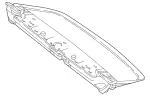 2539062103 - Electrical System: Additional Brake Lamp for Mercedes-Benz Image