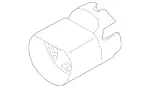 46216238G69 - : Cover, Str Column Tube for Mercedes-Benz Image