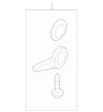 9184260 - Body: Adjust Handle for Mercedes-Benz Image