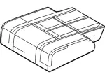 9L1Z7863804GB - Body: Seat Cover for Ford: Expedition Image