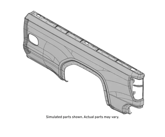 84443370 - : Driver Side Pickup Box Outer Side Panel for GMC: Sierra 1500, Sierra 1500 Limited Image