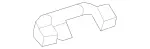 20481001518N96 - Body: Grip Handle for Mercedes-Benz Image