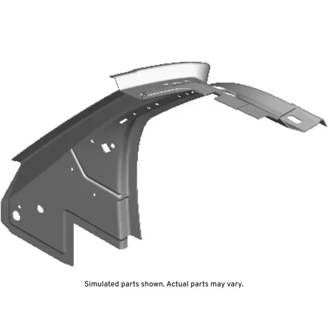 84277174 - Body: Windshield Pillar Reinforced for Chevrolet: Express 1500, Express 2500, Express 3500, P30 | GMC: Savana 1500, Savana 2500, Savana 3500 Image