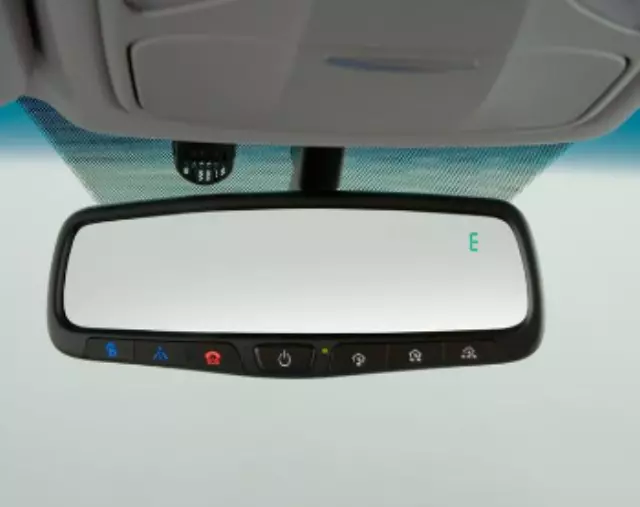 S2F62AU000 - Interior: 2019-2020 Hyundai Santa Fe - Auto Dimming Mirror W/ Bluelink, Homelink for Hyundai: Santa Fe Image