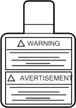 9859079920 - Body: Air Bag Label for Infiniti Image