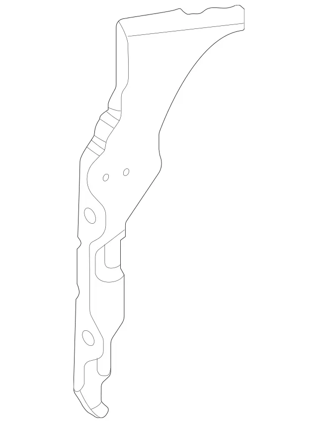 1676261300 - Cowl, Front Panel: Closing Panel for Mercedes-Benz: GLE350, GLE450, GLE450e, GLE53 AMG, GLE580, GLE63 AMG S, GLS450, GLS580, GLS63 AMG, Maybach GLS600 Image image