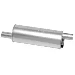 18130 - : SoundFX Universal Universal Exhaust Muffler 2" Inlet (ID) 2" Outlet (ID) for Walker Exhaust Image