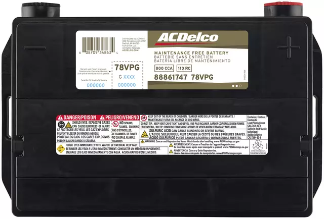 88866305 - Electrical: Vehicle Battery for GM Image