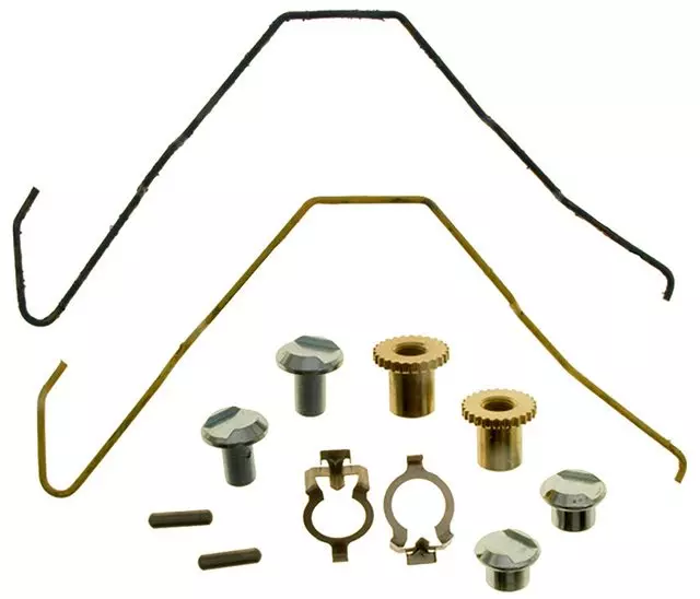 19308012 - : Rear Parking Brake Hardware Kit with Clips, Springs, Adjusters, and Pins for GM Image