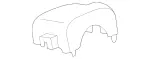 16368903067167 - Steering: Column Cover for Mercedes-Benz Image