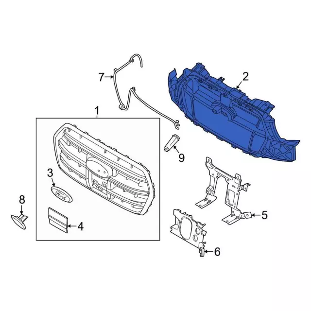 Reinforced Panel - Ford (SK4Z-17C897-AA)