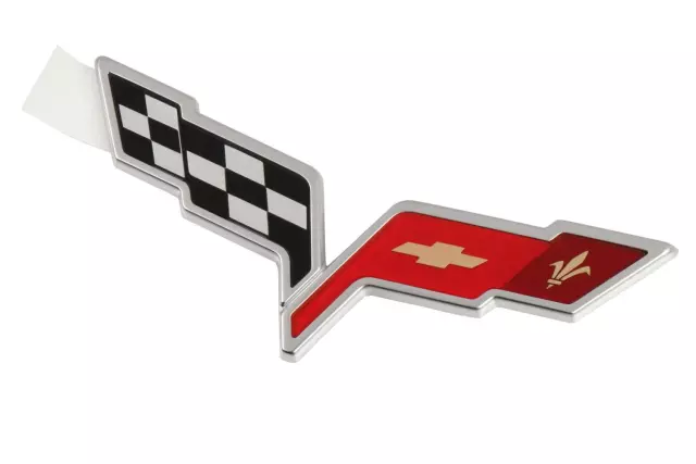10370895 - : Crossed-Flags Logo for Chevrolet: Corvette Image
