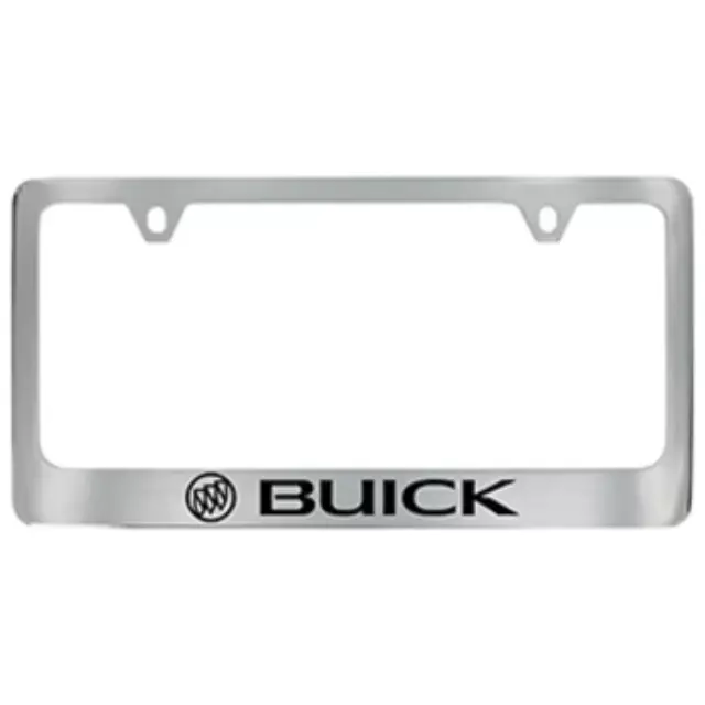 19368083 - Exterior: License Plate Frame, Tri-Shield Logo for Buick: Cascada, Enclave, Encore, Encore GX, Envision, LaCrosse, Lucerne, Regal, Regal Sportback, Regal TourX, Verano Image