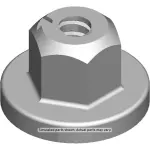 11603371 - : Driver Footrest Nut for GM Image