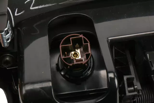 Jet Black Front Floor Console Rear Trim Panel - GM (23507583)