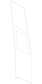 46369434259045 - Body: Rear Pillar Trim for Mercedes-Benz Image