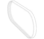 29930396 - : V-Ribbed Belt for Mercedes-Benz: S400 Image