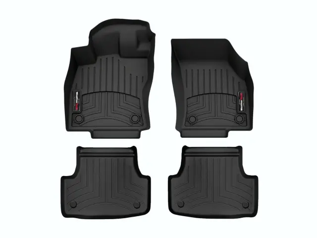 4417671444962 - Accessories: Front &amp; Rear Black FloorLiner™ DigitalFit® for WeatherTech Image