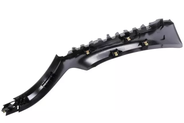 Jet Black Driver Side Body Lock Pillar Garnish Molding - GM (23292467)
