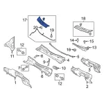 HC3Z25022A68AB - Body: Cowl Grille for Ford: F-250 Super Duty, F-350 Super Duty, F-450 Super Duty Image