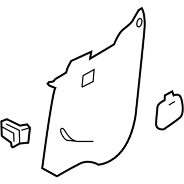 AA8Z7431004AA - Body: Front Trim for Ford: Flex Image