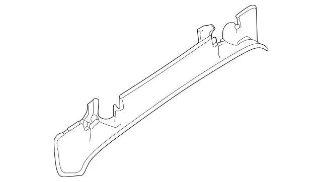 1676909801 - Rear-End Door: D-Pillar Cover for Mercedes-Benz: GLS450, GLS580, GLS63 AMG, Maybach GLS600 Image image