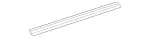 2046800135 - Trim: Rail for Mercedes-Benz Image