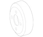 1562050010 - : Engine Water Pump Pulley for Mercedes-Benz Image