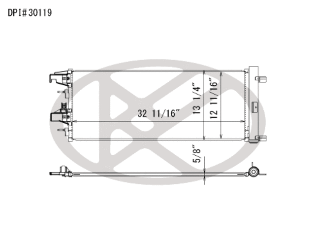 CD311344 - Air Conditioning &amp; Heat: Koyorad A/C Condenser for Koyo Image