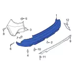 LJ6Z17K835AA - Body: Bumper Cover for Ford: Escape Image