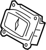 258101MA1A - Body: Clock for Infiniti Image