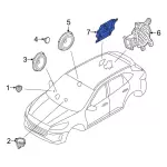 LJ6Z18B849AC - Body: Amplifier for Ford: Escape Image