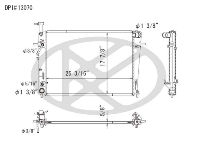 A13070 - Cooling Systems: Koyorad Radiator for Koyo Image