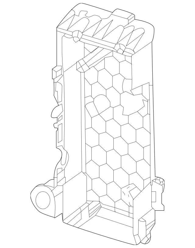 167545400064 - Electrical Equipment and Instruments: Holder for Mercedes-Benz: GLC300, GLC43 AMG, GLC63 AMG, GLC63 AMG S, GLE350, GLE450, GLE450e, GLE53 AMG, GLE580, GLE63 AMG S Image image