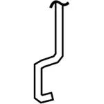 4R3Z6322153AA - Body: Handle Rod for Ford: Mustang Image