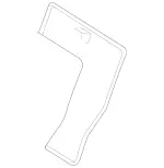 20492301629F08 - : Seat Back Panel for Mercedes-Benz Image