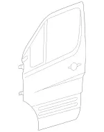 9107202400 - : Door Shell for Mercedes-Benz Image