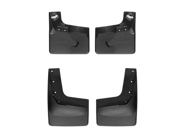 110088120088 - Accessories: Black MudFlap No-Drill DigitalFit® MudFlap Kit for WeatherTech Image