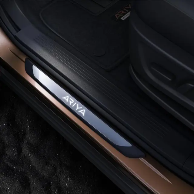 T99G65MP00 - Interior: Illuminated Kick Plates - Front and Rear (4-piece set) for Nissan: ARIYA Image